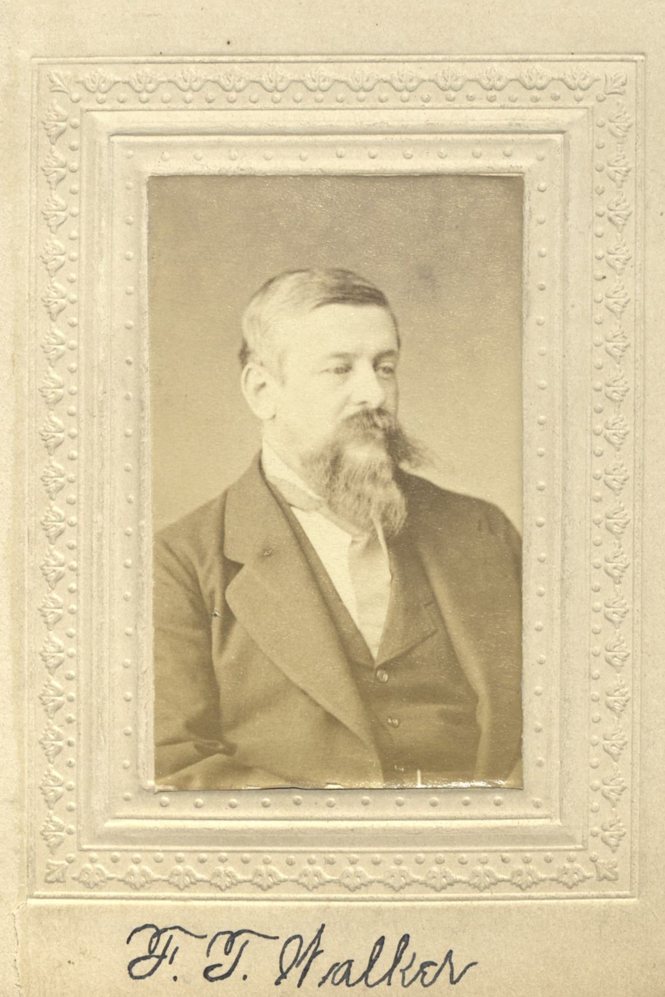 Member portrait of Francis T. Walker